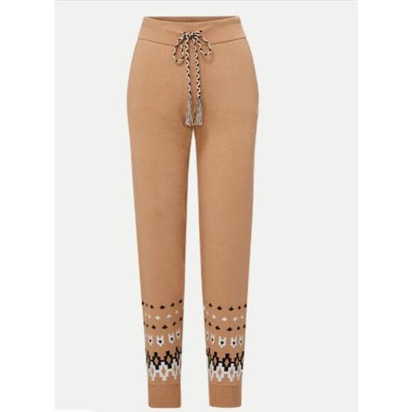 Veronica Beard The Upside Fairbanks JoJo Knit Jogger Pants XS NWT 278 Khaki - Picture 2 of 7